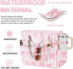Bluboon Waterproof Beach Tote Pool Bags for Women Ladies Extra Large Carry On Bag With Wet Compartment for Weekender Travel