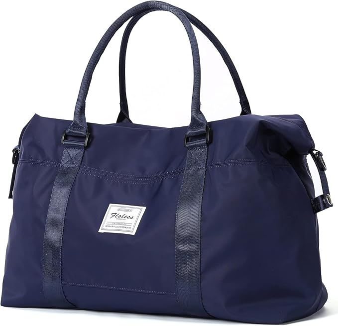 HYC00 Travel Duffel Bag,Carry-on Overnight Weekender Bags for Women,Sports Tote Gym Bag with Wet Pocket