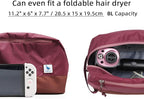 Travel Toiletry Bag For Women, 8L Large Packing Cube with Waterproof TPU Wet/Dry Compartment
