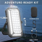 Camping Lantern LED Rechargeable - up to 120+ Hours, 10000mAh Portable Camping Lights with Redlight &12 Light Modes, LCD Display, Dimmable, Waterproof, Camping Lanterns for Power Outages, Hurricane
