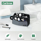 Carbrea Travel Toiletry Bag - Small Tavel Bag for Toiletries, Cosmetics, Accessories, Gifts - Black