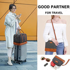 IBFUN Weekender Bags for Women, 21" Weekender Travel Bag, Travel Duffle Bag with Shoe Compartment Carry on Overnight Duffel Bag for Weekend Travel Business Trip, 3PCS