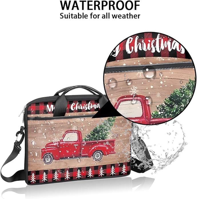 Laptop Shoulder Bag for Women Men, Waterproof Computer Case Messenger Bag Briefcase for Business Office Travel