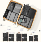 8 Set Packing Cubes for Travel Suitcase Organizer Bags Luggage Packing Cubes Set Travel Essentials Accessories Gifts for Women
