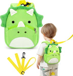 mibasies Toddler Backpacks for Girls 2-4: Plush Backpack -3D Animal Cartoon Mini Travel Bag -10 inch Toddler Backpack Leash