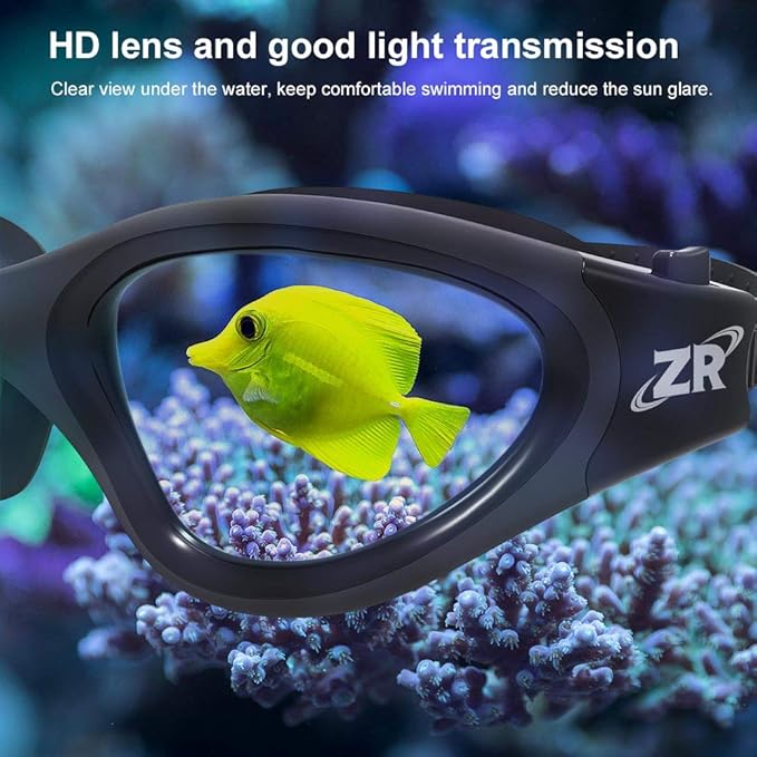 ZIONOR Swim Goggles, Upgraded G1 Polarized Swimming Goggles Anti-Fog for Adult Men Women