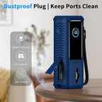YWXTW Silicone Case for Anker Laptop Power Bank (25,000mAh/165W) - Shockproof Drop-Resistant, Built-in Cable Storage | Non-Slip Grip, Hidden Dust Plug Protective Cover for Anker Power Bank 165w