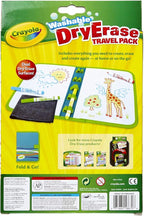 Crayola Washable Dry Erase Travel Pack, Whiteboard for Kids, Ages 4, 5, 6, 7