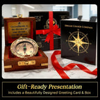 The Dream Chaser Compass - Go Confidently -2026 Unique Graduation Gifts for Him, College, High School, Cool Birthday Gift Idea for Son, Boys, Motivational Greeting Card Included