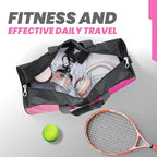 C&F BOGMOST Travel Duffel Bag Large Foldable Waterproof Gym Bag for Gym Beach Swim Bag Men Women Duffle Bag Lightweight Oxford Cloth Sports Bag-Pink