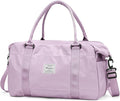 HYC00 Travel Duffel Bag,Carry-on Overnight Weekender Bags for Women,Sports Tote Gym Bag with Wet Pocket