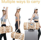 BLUBOON Duffle Bag Girls Kids Cute Gym Bag with Shoes Compartment & Wet Separation Waterproof Sports Overnight Travel Bag