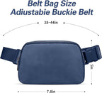JSJ Mini Fanny Pack for Women & Men,Valentines Day Gifts for Girls Teens Kids Daughter Sister Her,Trendy Stuff Crossbody Bags Cute Everywhere Belt Bags. (Blue)