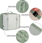 BAGAIL 6 Set/8 Set/10 Set Packing Cubes Various Sizes Packing Organizer for Travel Accessories Luggage Carry On Suitcase