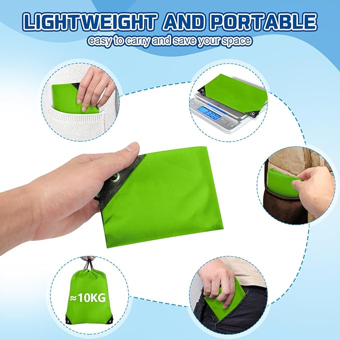 Grneric Drawstring Bags Bulk 14 Pcs Drawstring Backpack Bulk Cinch Bag Sackpack for Men Women Gym (Green)