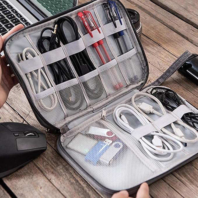 Organizer Case Small Electronic Devices USB Charger Accessories Mouse Phone Cable SD Power Bank Earphone