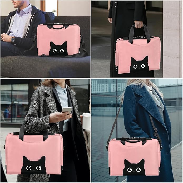 Cute Laptop Shoulder Bag for Women Men, Computer Laptop Bag Laptop Sleeve Case Laptop Satchel Briefcase Carrying Bag QA-1