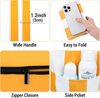 Iioscre Beach Bag for Women, Causal Hobo Pool Bags with Zipper Inner Pocket, Foldable Swim Tote Bag for Vacation Essentials