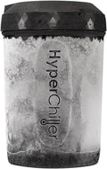 HyperChiller HC2 Patented Iced Coffee/Beverage Cooler, NEW, IMPROVED,STRONGER AND MORE DURABLE! Ready in One Minute, Reusable for Iced Tea, Wine, Spirits, Alcohol, Juice, 12.5 Oz, Black