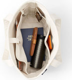 Lands' End Open Top Canvas Tote Bag