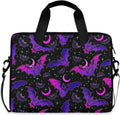 MNSRUU Laptop Bag for 15.6 inch Black Gothic Bats