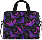 MNSRUU Laptop Bag for 15.6 inch Black Gothic Bats