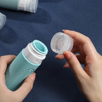 Travel Bottles for Toiletries, 5 Pack TSA Approved Travel Size Containers, 3oz Leak Proof Refillable Travel Accessories for Shampoo Conditioner, BPA Free Travel Bottles with Toiletry Bag