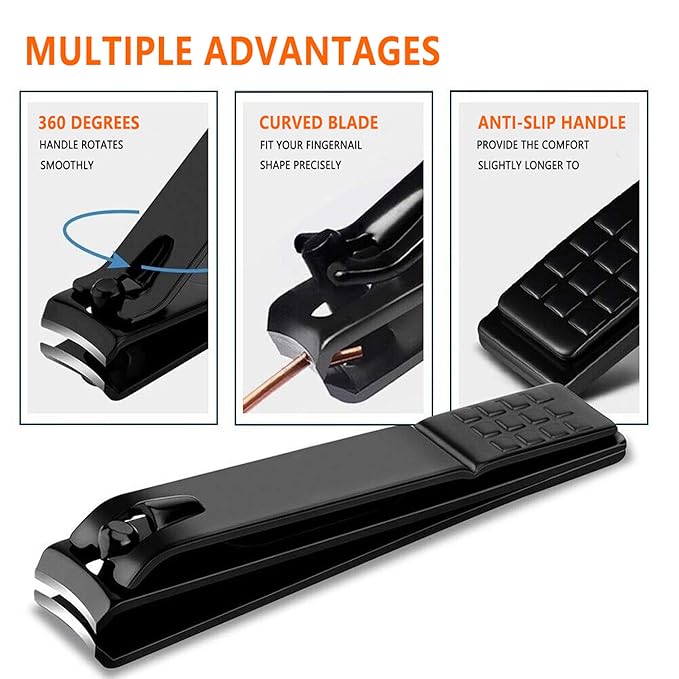 Manicure Set Men Nail Clipper Set Personal Care Nail Grooming Kits Travel Nail Care Set Manicure Tools Fenlebeneil Nail Clippers Pedicure Kit Basic Nail Care Tools Gift for Men Women