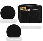 Cosmetic Bags for Women Small Makeup Bag for Purse Pu Leather Makeup Pouch Travel Makeup Bag with Zipper Make Up Bag for Travelling