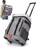 TOURIT Insulated Rolling Cooler Backpack, Leakproof Waterproof Beach Cooler Bag with Wheels and Handle, Outdoor Camping Picnic Travel