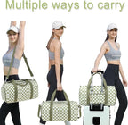 BLUBOON Duffle Bag Girls Kids Cute Gym Bag with Shoes Compartment & Wet Separation Waterproof Sports Overnight Travel Bag