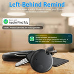 Tracker Tag 4 Packs Bluetooth Tracker, Smart Tag Locator Tracking Device, Keys Finder and Item Locator,Air Tracker Item Finders with Find My(iOS Only) Track Your Keys (White and Black, 4 Pack)