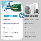 AIDEA Laundry Detergent Sheets, Unscented-(200 Loads) 100 Sheets, Laundry Detergent, No Plastic Jug, Lightweight & Easy To Use For Travel, Apartments, Dorms