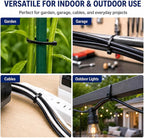 Zip Ties 12 inch, 4000 Pack Heavy Duty Black Zip Ties with 120 lbs Tensile Strength, Self-Locking Nylon Cable Ties,Wire Ties for indoor and outdoor use