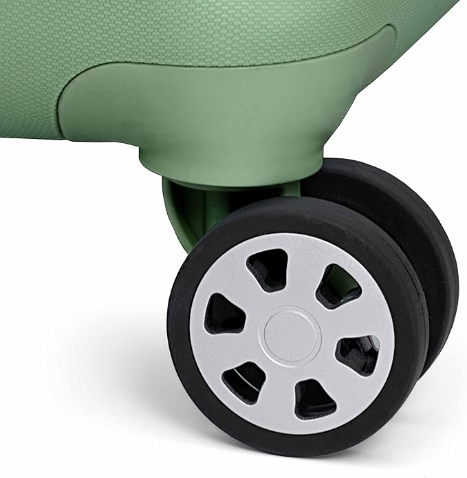 Traveler's Choice Pagosa Hardshell Expandable Luggage with Spinner Wheels, Green, 3-Piece Set (22/26/30)