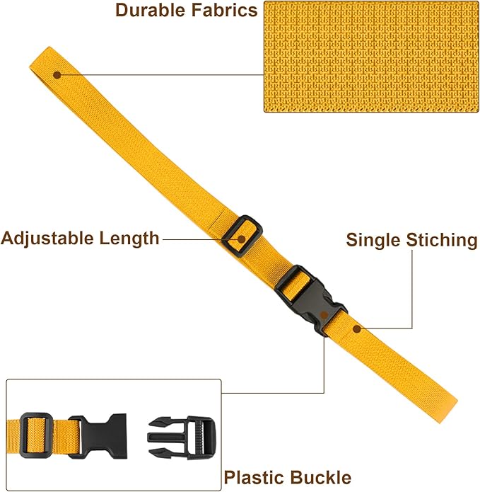 MAGARROW 24" 40" 60" 100" Strap Buckle Packing Straps Adjustable 1-Inch Belt