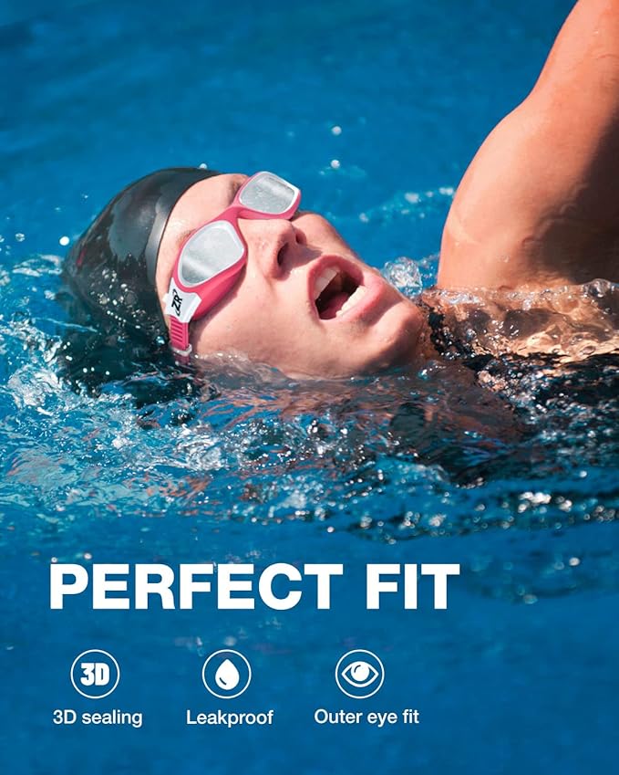 ZIONOR Swim Goggles, Upgraded G1 Polarized Swimming Goggles Anti-Fog for Adult Men Women