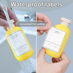 ASEVAT 6.7oz Airtight Plastic Travel Shampoo Bottles, Travel Shampoo and Conditioner Bottles Refillable, Empty Squeeze Bottle, Hand Soap Dispenser for Vacation, Gym, Lotion(OrangeYellowGreen)