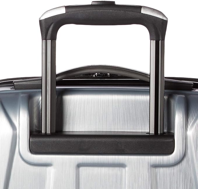 Samsonite Centric 2 Hardside Expandable Luggage with Spinner Wheels, Silver, Carry-On 20-Inch