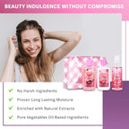 Bath and Body Care Travel Set - Home Spa Set with Body Lotion, Shower Gel and Fragrance Mist, Personal Body Care Travel Set for Birthday Christmas New Year Gifts(Japanese Cherry Blossom)