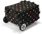 reisenthel carrycruiser dots - Portable Shopping Trolley with Sturdy Aluminum Frame, Shoulder Strap and Removable mesh Inner Bag -Water-Repellent