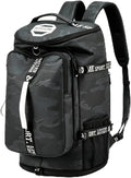 Gym Duffle Bag Backpack with Shoe Compartment,4 ways Travel Backpack for Women and Men,Multi-Functional Weekender bag with Waterproof Layer&Laptop Compartment for Fitness, Travel,Camping