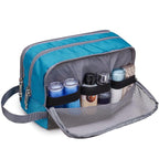 Toiletry Bag for Men Hanging Dopp Kit Water Resistant Shaving Bag Small Toiletry Bag for Traveling (Blue)