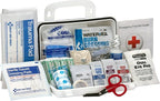 First Aid Only 90754 Bulk ANSI A 10-Person Emergency First Aid Kit for Home, Work, and Travel, 71 Pieces