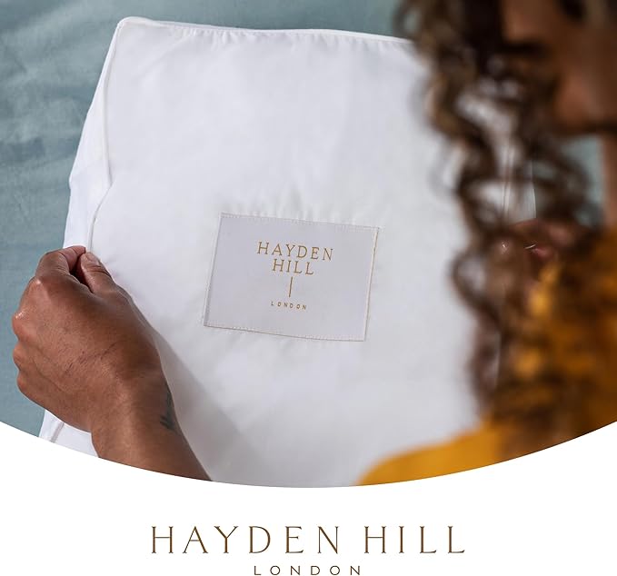 Hayden Hill Luxury Organic Cotton Sweater & Blanket Storage Bag - 20" Fits 9 Cashmere Sweaters or 2 Blankets - Moth Proof Garment Bag - Clothes Organizer With Zipper - Certified Carbon Neutral