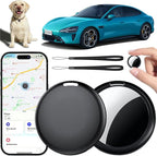 GPS Tracker for Vehicles No Subscription - Hidden Tracker Device for Vehicles, Mini Car Tracker Tag Work with Find My (iOS Only), Tracking Device for Kids, Key, Pet, Luggage