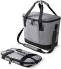CleverMade Tahoe Collapsible Cooler Bag – Medium Portable Cooler Bag for Travel, Foldable Insulated Cooler for Beach, Picnic & Road Trips, Holds Up to 30 Cans, Leakproof Soft Carry Cooler