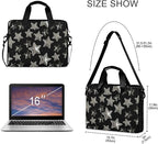MNSRUU Laptop Bag for 15.6 inch Black Gothic Bats