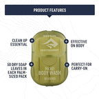 Sea to Summit Trek and Travel Pocket Body Wash, 3-Pack