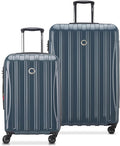 DELSEY PARIS Helium Aero Hardside Expandable Luggage with Spinner Wheels, Orion Blue, 2-Piece Set (21/28)